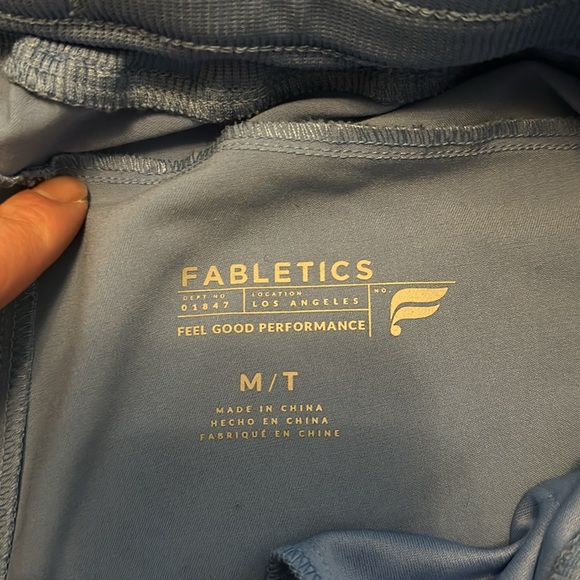 Fabletics Ceil Blue Scrub Pants - Picture 5 of 5